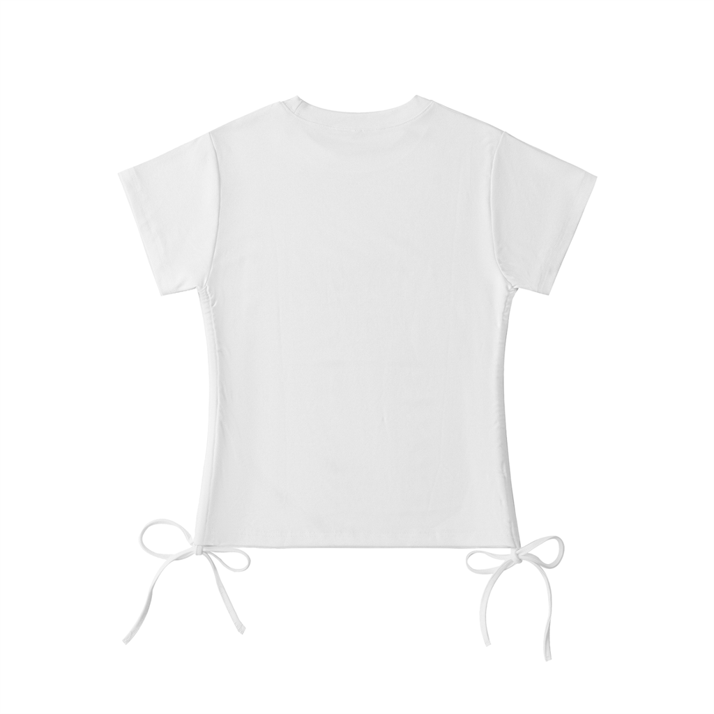 BUNNY DRAWSTRING TEE