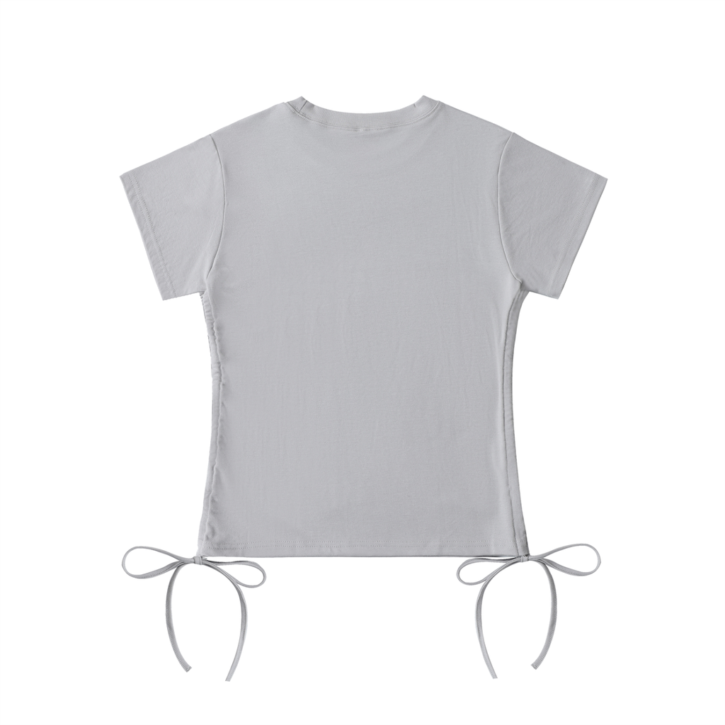 BUNNY DRAWSTRING TEE