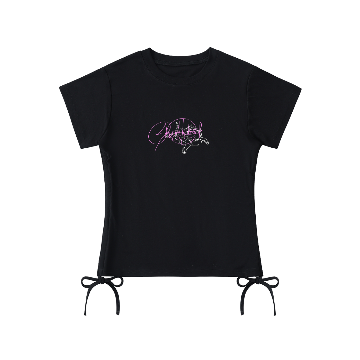 BUNNY DRAWSTRING TEE